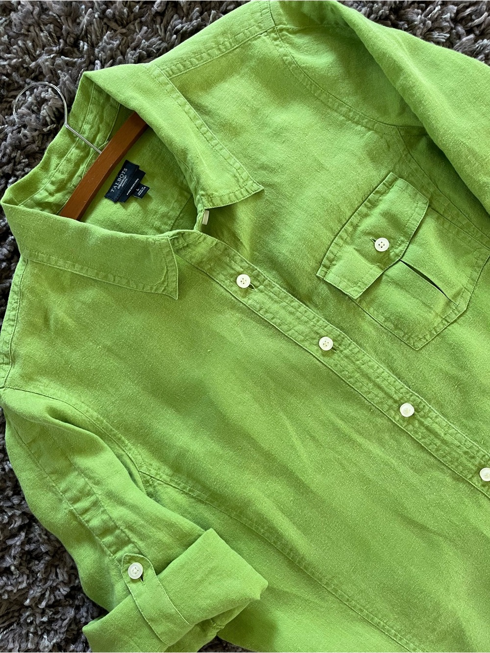 Talbots Irish Linen Top